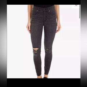 Madewell 9" high rise skinny distressed jeans size 26